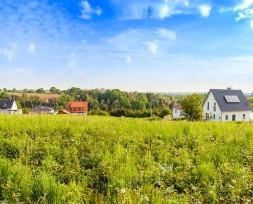 Standort bzw. Baulage für das Energiesparhaus