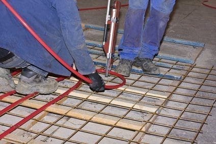 Bauteilaktivierung Bodenplatte