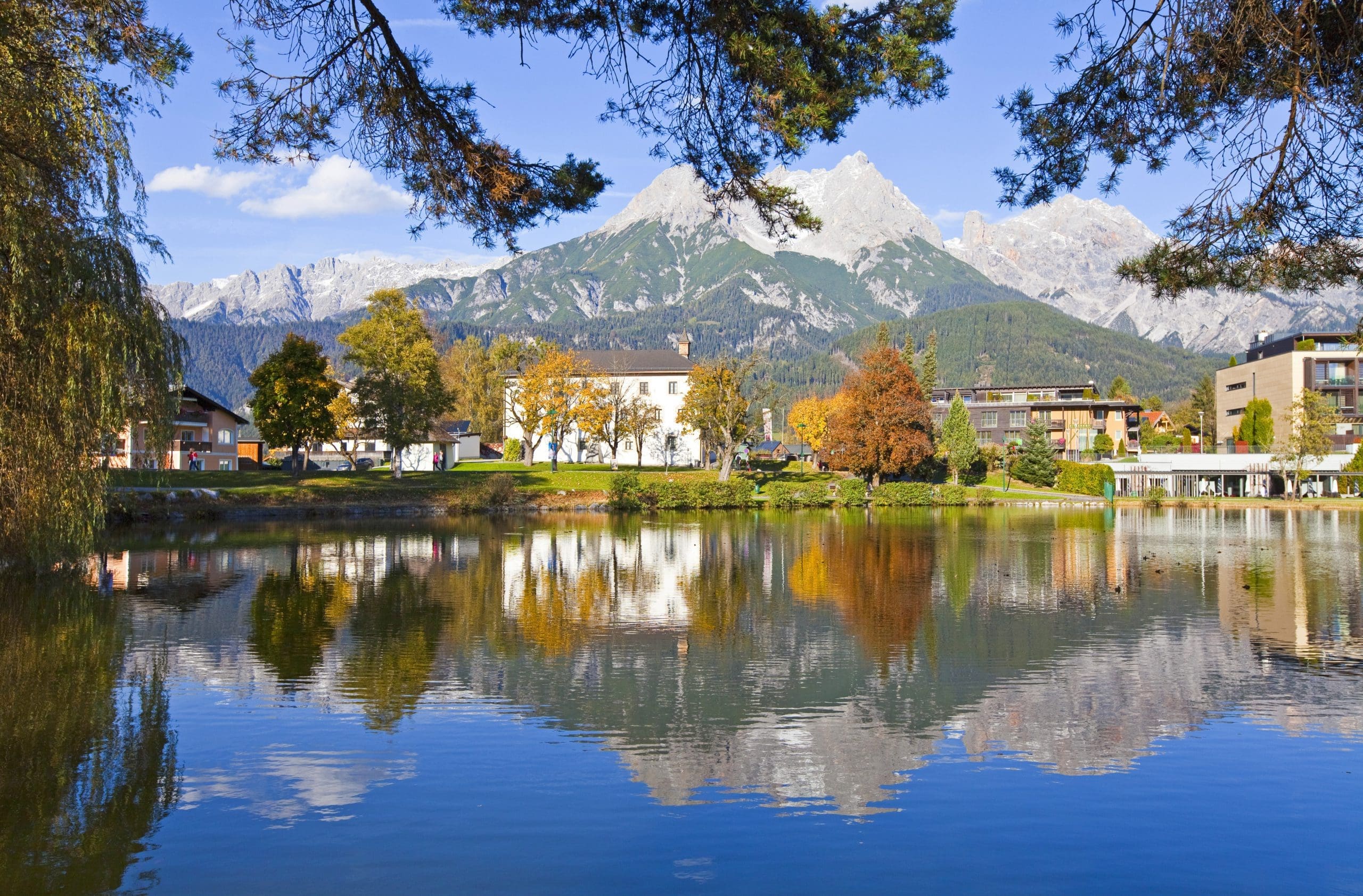 Der Ritzensee In Saalfelden