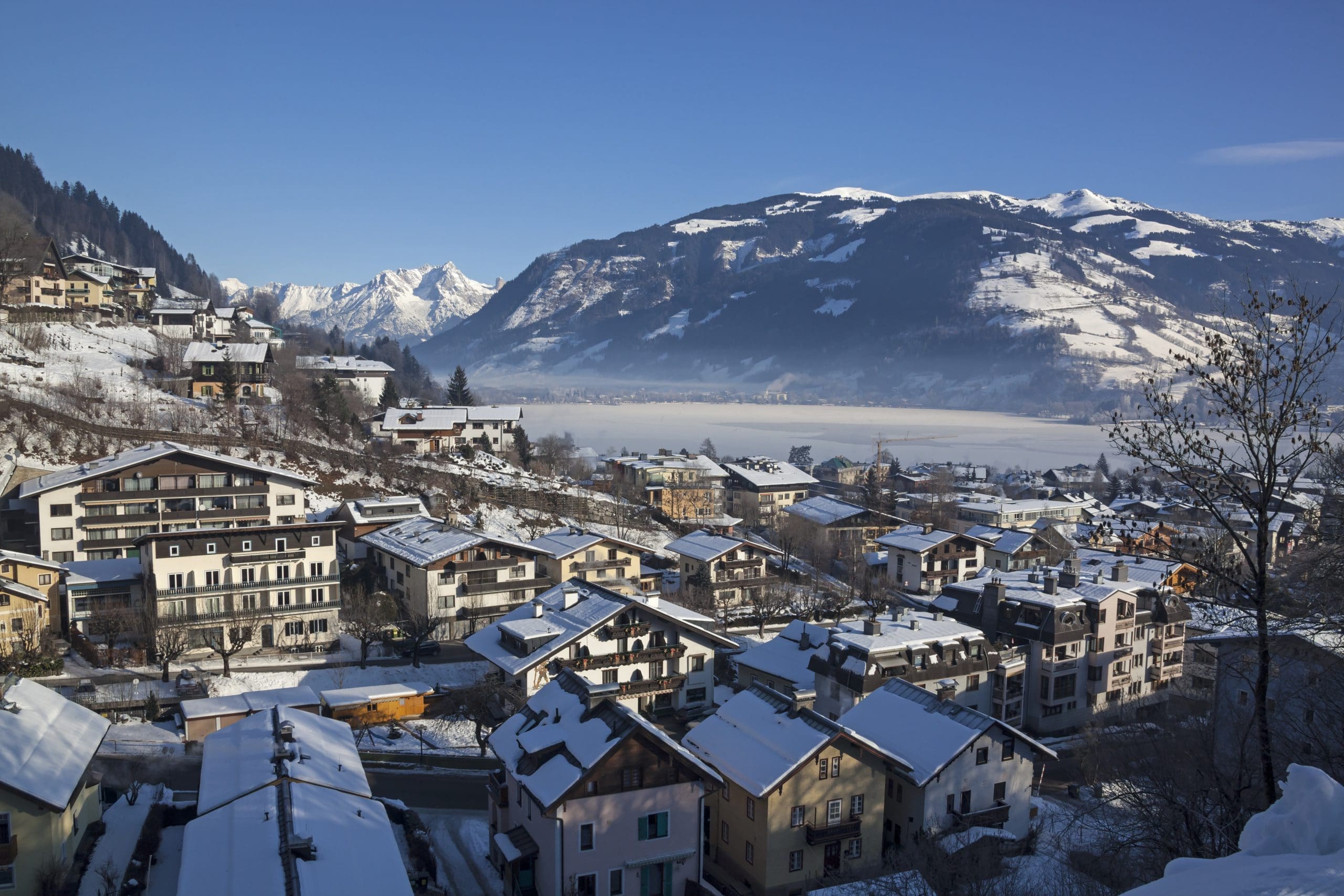 Zell am See im Winter 