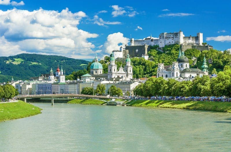Blick auf Salzburg und die Festung