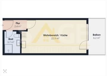 Hochwertig saniertes Studio | Zell am See | Zweitwohnsitz - Grundriss