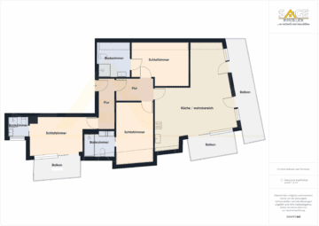 Traumhaftes Ferienappartement in Zell am See – Buy to Let - Grundriss