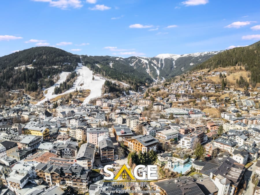 Seeblick aus Wohnbereich & Schlafzimmern | helle Wohnung | zentrale Lage von Zell am See, Etagenwohnung in 5700 Zell am See