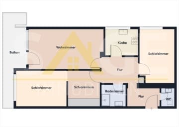 Newly renovated second home apartment just a few steps from the lift and ski piste - Grundriss